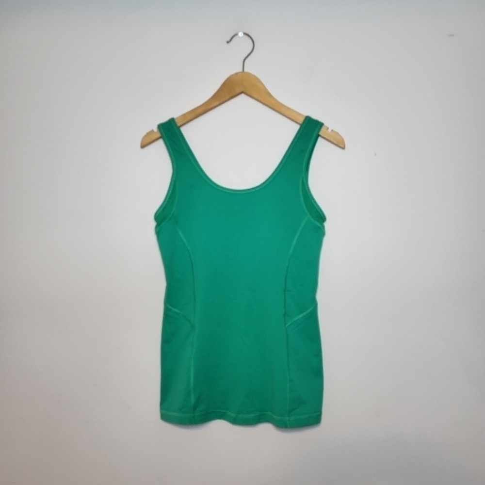 lululemon athletica Green Scoop Neck Tank Top